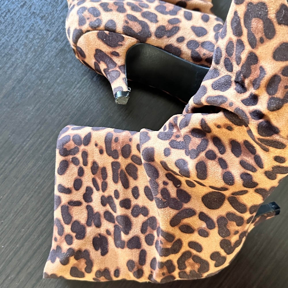 Leopard Print Booties - Picture 3 of 6